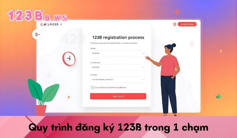 Quy trình đăng ký 123B trong 1 chạm