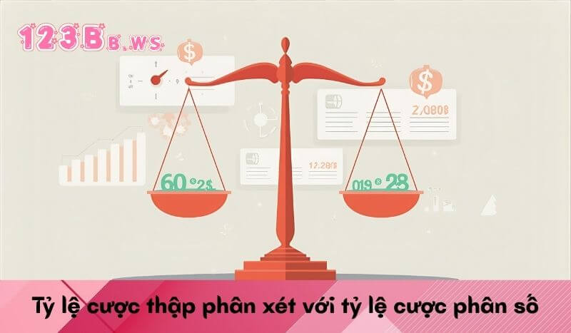 Tỷ lệ cược thập phân xét với tỷ lệ cược phân số